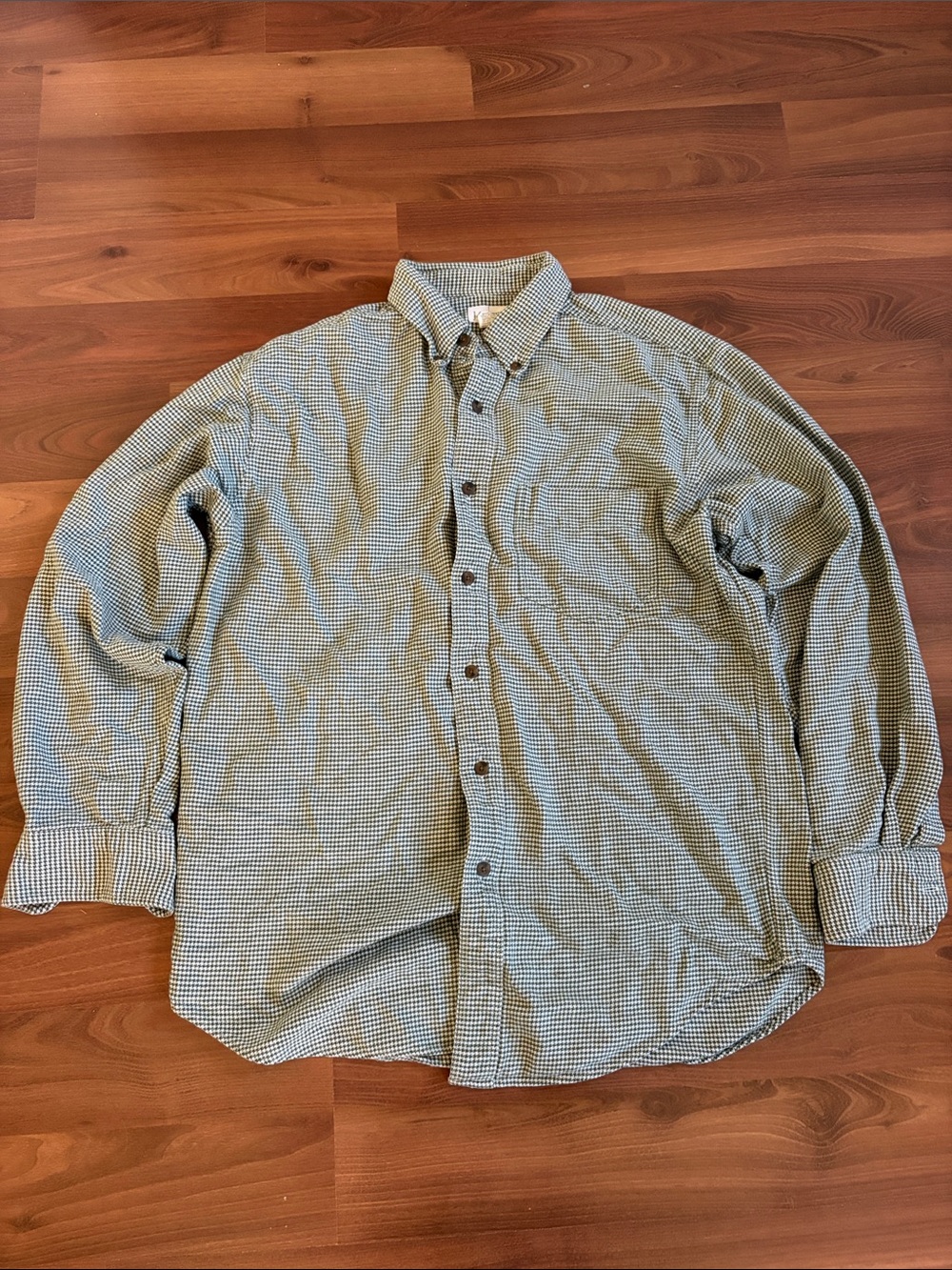 Men's J.Crew Oarsman Long-Sleeve Button-Down Shirt - Green Gingham